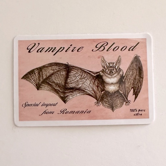10/$10 Vampire Blood Sticker - Picture 1 of 1